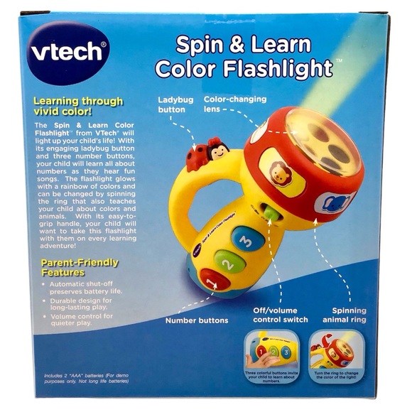 Vtech Spin & Learn Color Flashlight - Picture 5 of 9